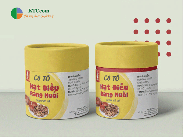 In tem nhãn thực phẩm hạt điều KTCCOM